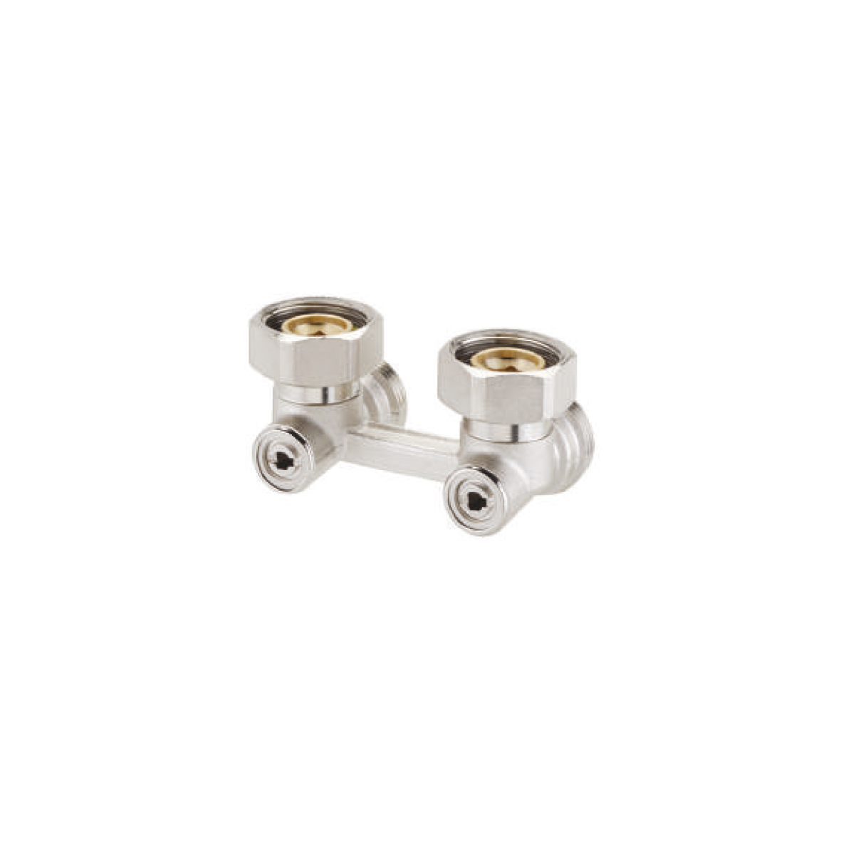 H-valve 2-pipe voor radiatoraansluiting